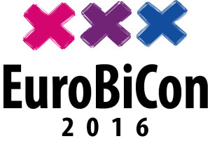 Illustration logo European Bisexual Conference Amsterdam 28-31 July 2016