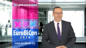 Screenshot PinkSixtyNews covers EuroBiCon 2016