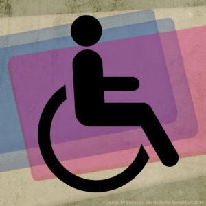 Illustration accessible with wheelchair. Design: Elysa van de Heide.